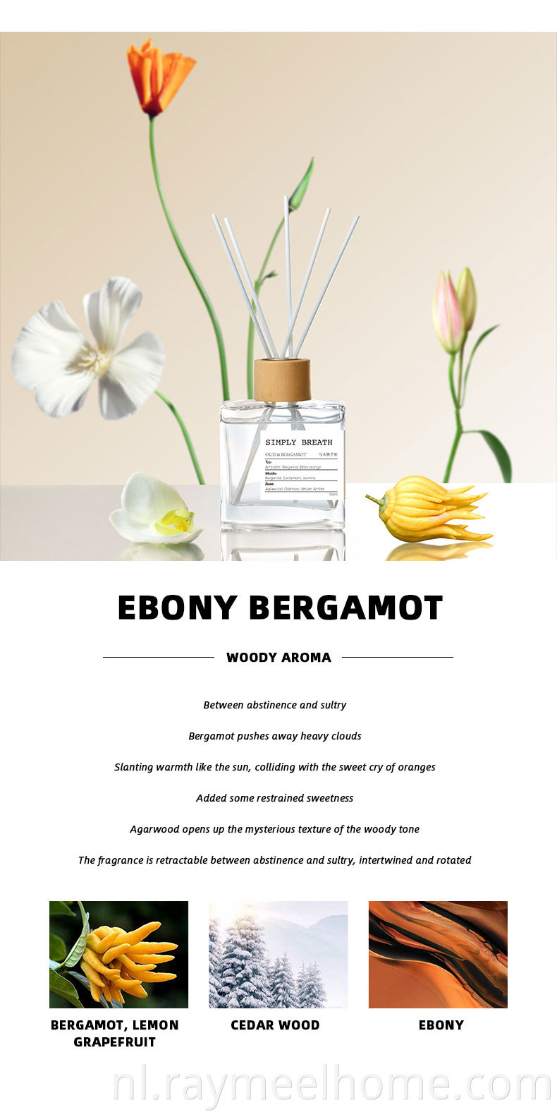Nieuwe aankomst nieuwste ontwerpgroothandel 150 ml riet diffuser